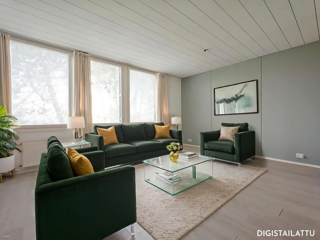 Living Room - Sauna Cottage with Private Garden in Rauma