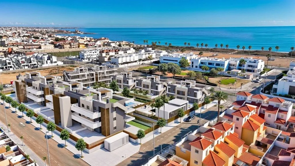 Vue aérienne - Luxury Penthouse with Pool in Pilar de la Horadada