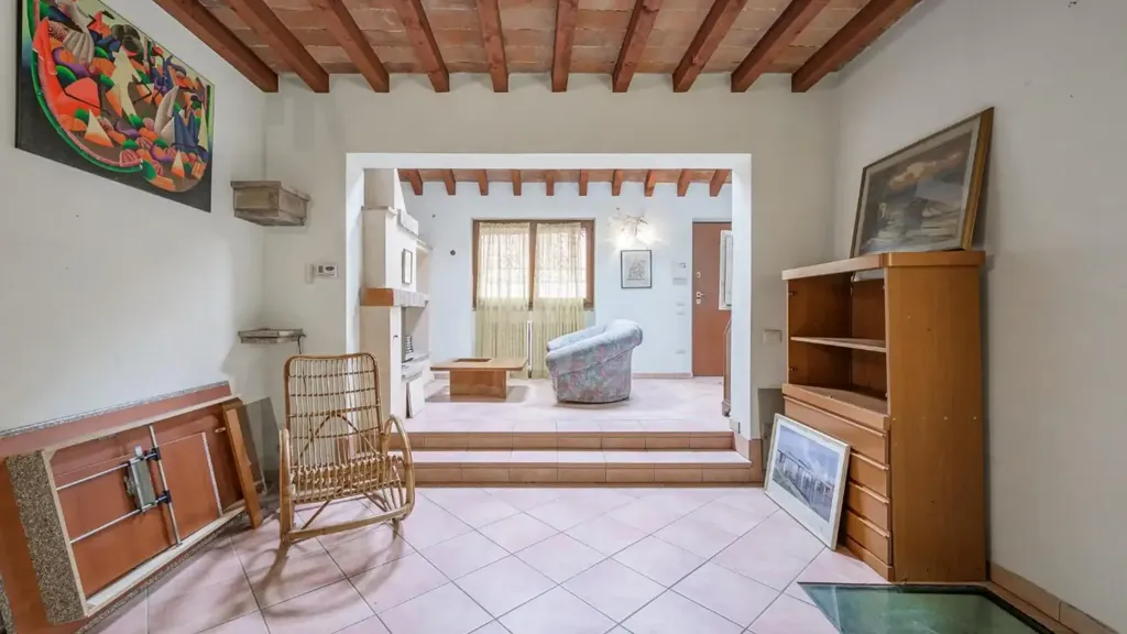 Séjour - Restored House with Private Courtyard in Modena