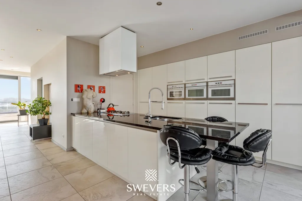 Cuisine - Penthouse avec Terrasses à Hasselt