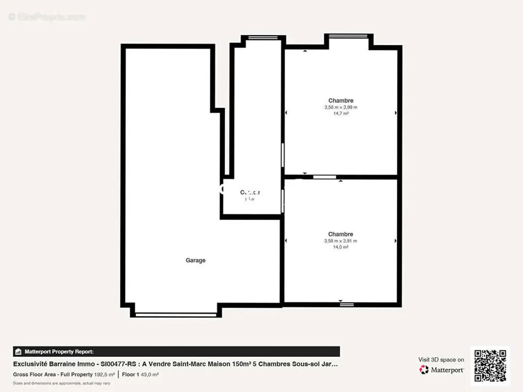 Floor Plan - Spacious House with Garden in Brest - Le Guelmeur