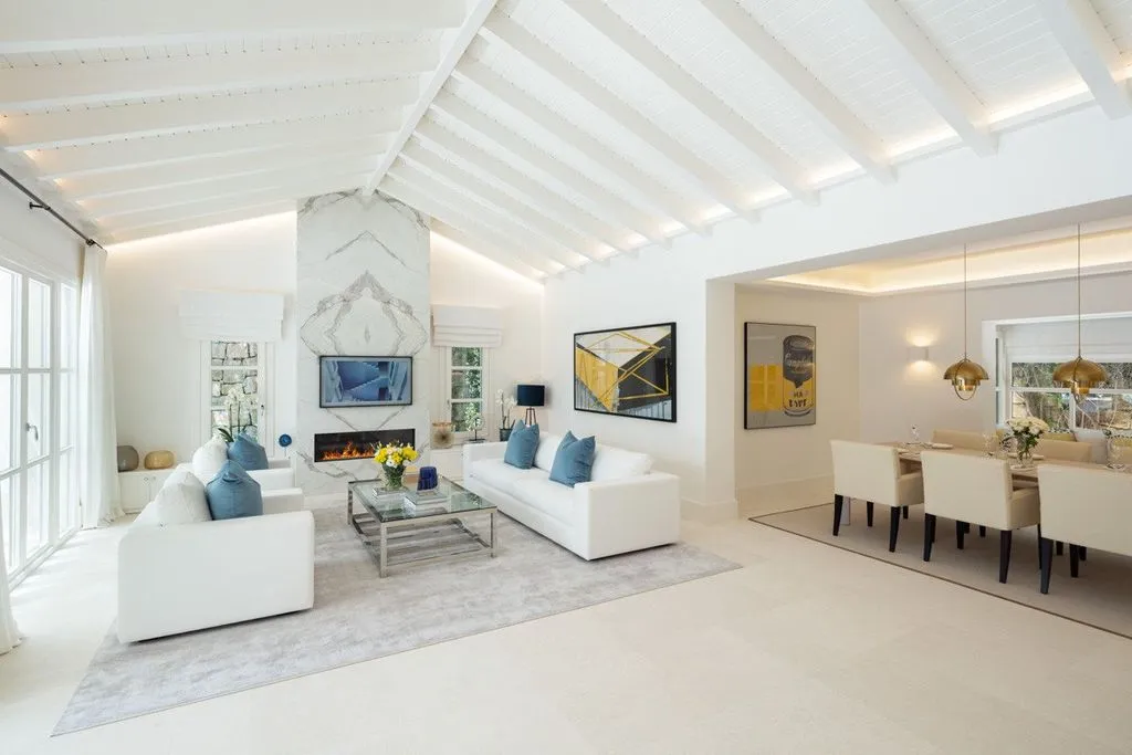 Séjour - Luxury Villa with Pool and Mountain View in Marbella