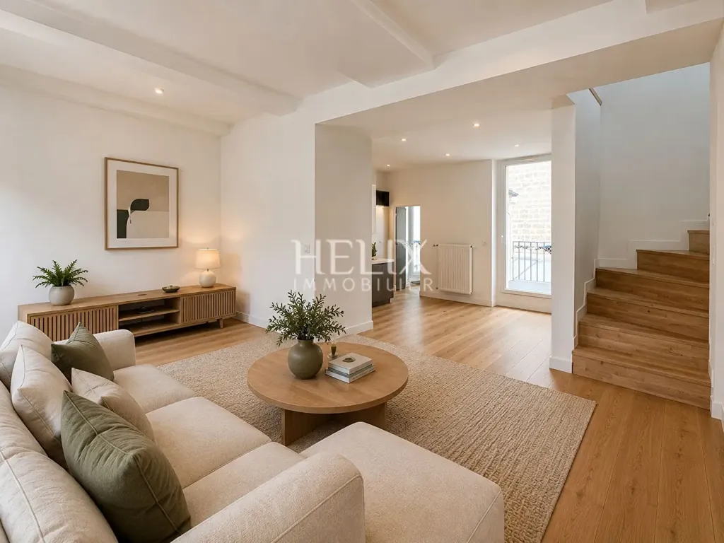 Living Room - Apartment with Terrace in Saint-Germain-en-Laye