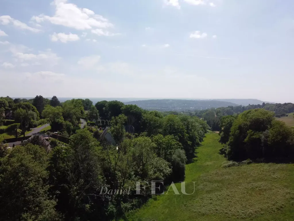 Vue aérienne - Maison Récemment Construite avec Vue sur la Touques à Trouville-sur-Mer