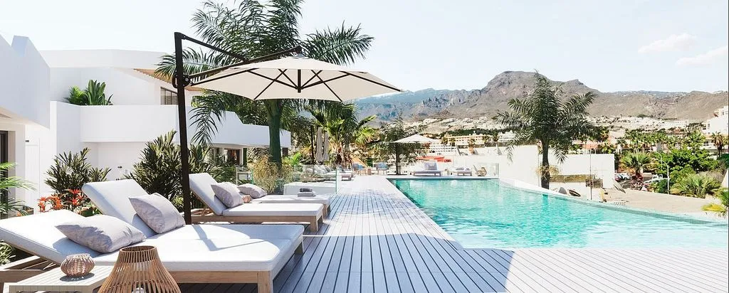 Piscine - Duplex Apartment with Mountain View in Las Pardelas
