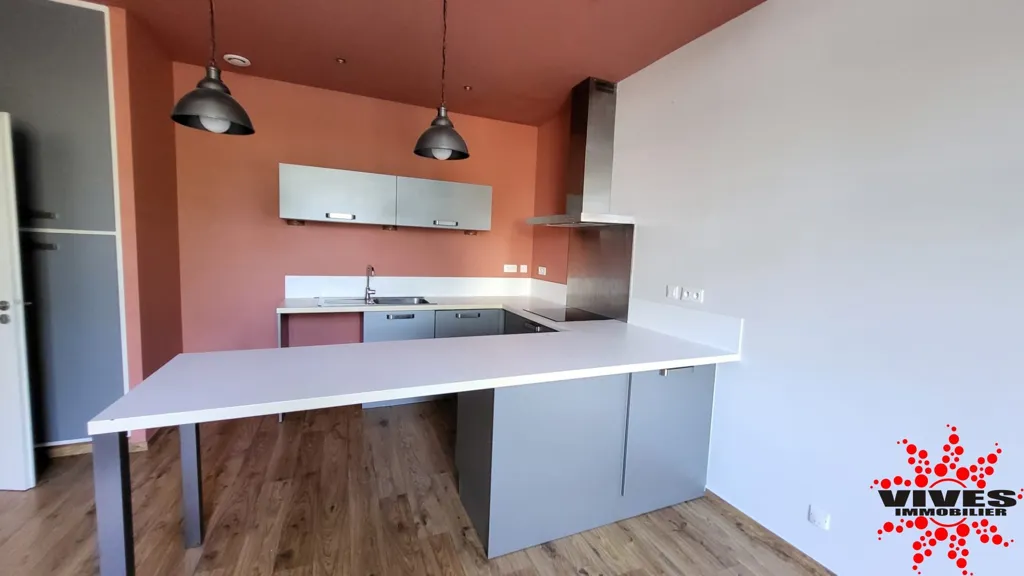 Cucina - T2 Flat with Canal View in Poilhes