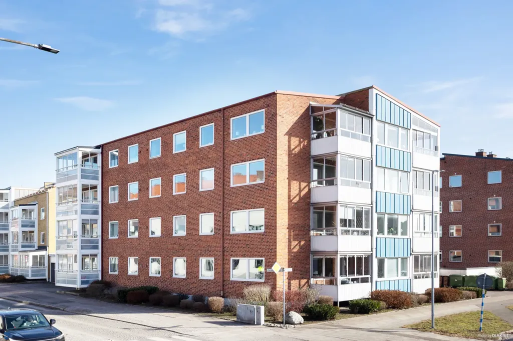 Extérieur - Bright Two-Bedroom Flat with Balcony in Trelleborg