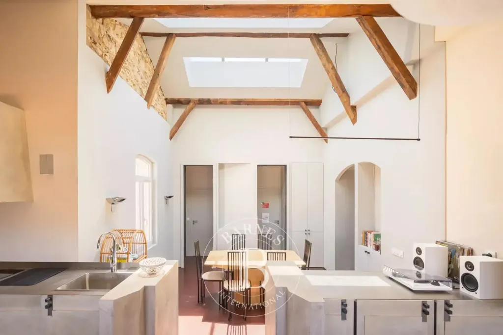 Köök - 4-Bed Apartment with Panoramic View in Marseille 7ème