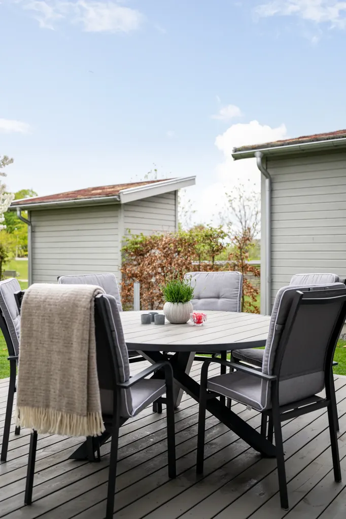 Terrasse - Apartment with Garden Access in Skåne