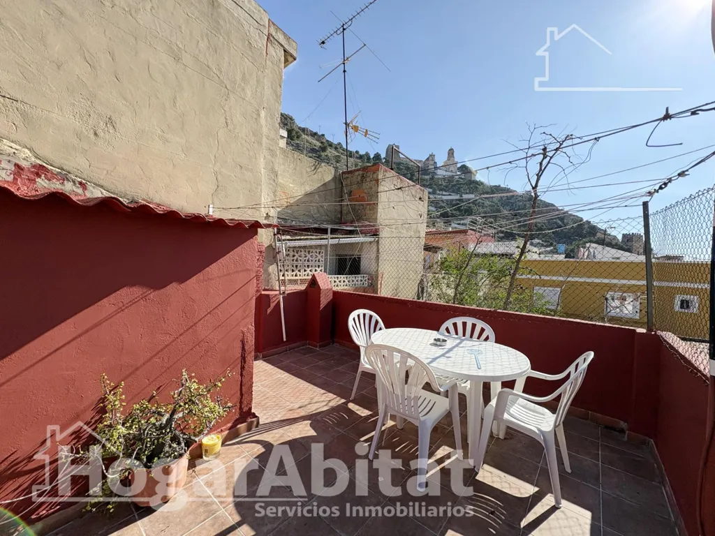 Terrasse - Reformed House with Terrace in Cullera Centre