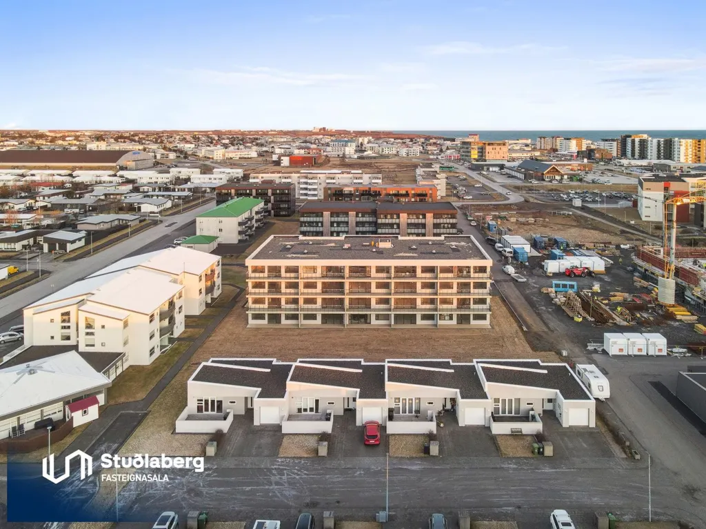 Aerial - New 3-Bedroom Apartment with Elevator in Reykjanesbær