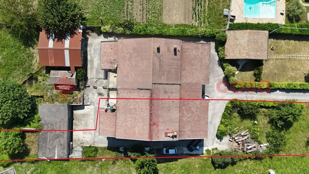 Vue aérienne - Spacious Apartment with Large Gardens in Paolisi