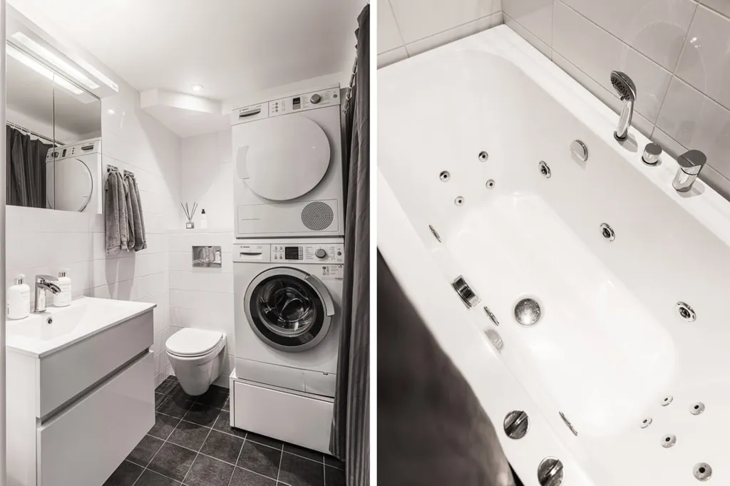 Salles de bain - Apartment with Two-Aspect Light on Södermalm