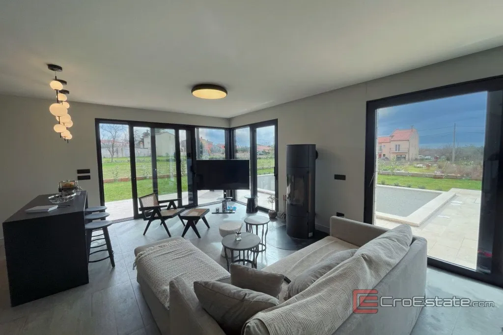 Séjour - Modern Villa with Pool in Krnica, Croatia