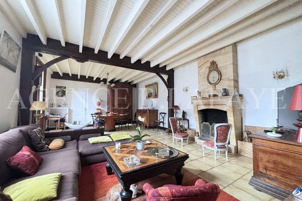 Living Room - Stone House with Garden in Talence
