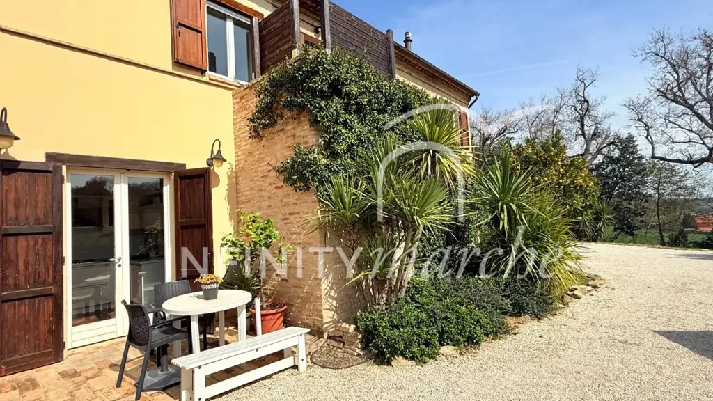 Terrass - Rustic House with Sea View in Montecosaro