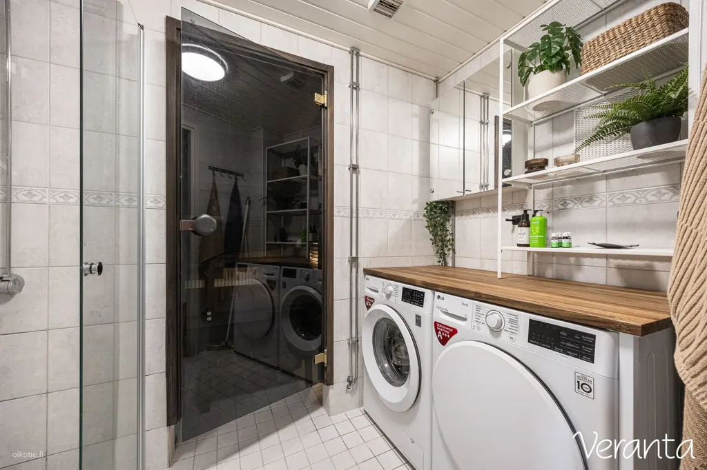 Buanderie - Modernised Apartment with Sauna in Loukonlahti, Pirkkala
