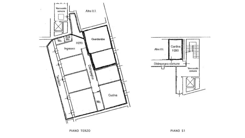 Plaan - Apartment with Long Balcony in Siena