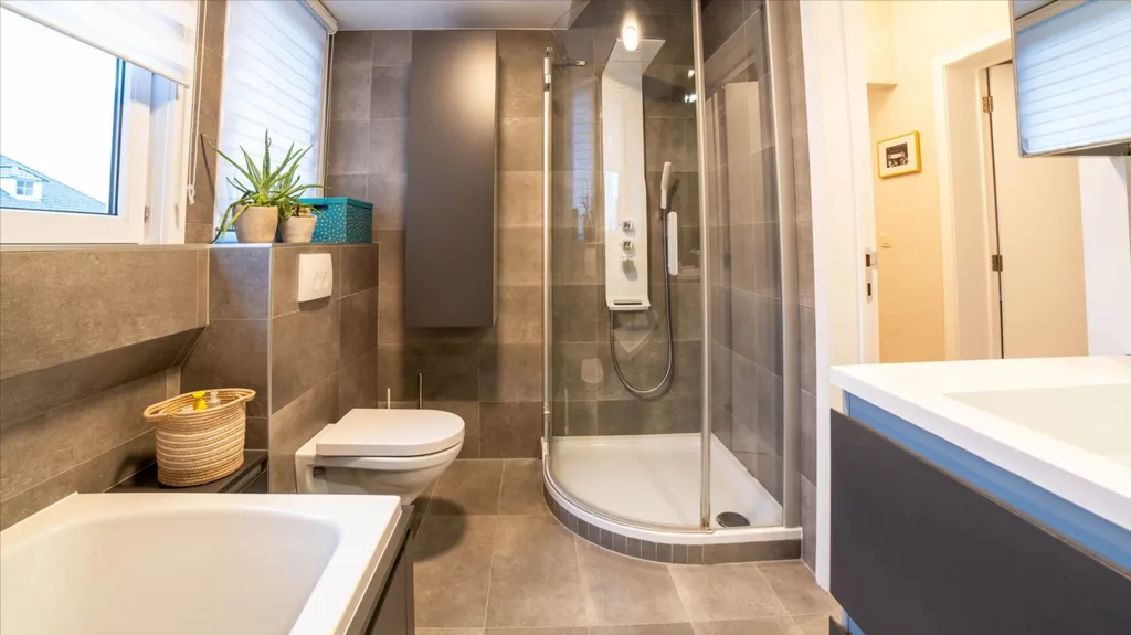 Salles de bain - Villa Semi-Détachée avec Jardin à Ostende