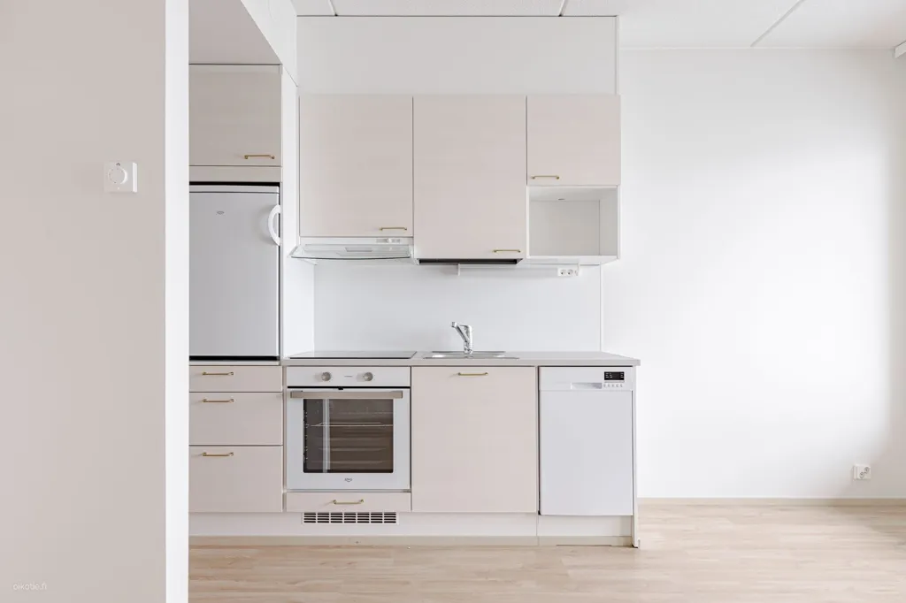 Kitchen - Bright Penthouse with Balcony in Hämeenlinna
