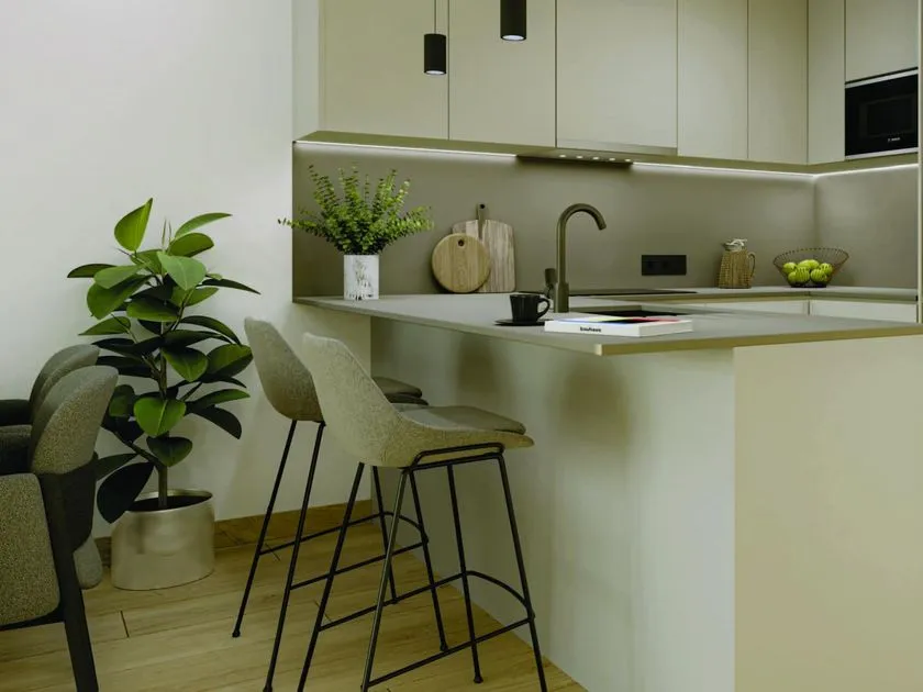 Köök - Apartment with Sea View in Torrevieja