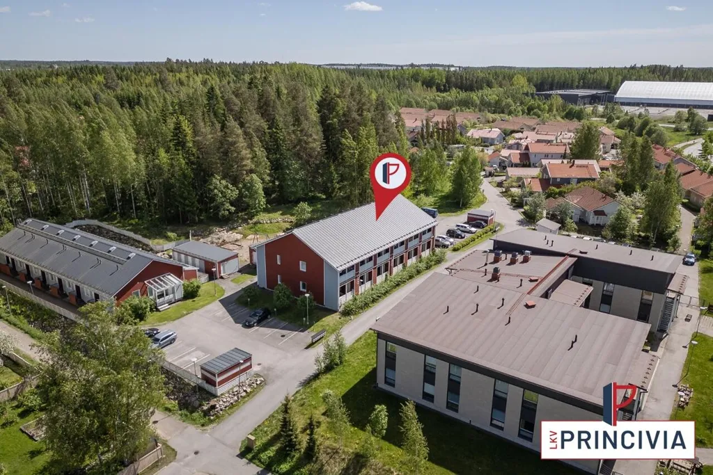 Aerial - Geothermal Loft with Sauna in Kerava