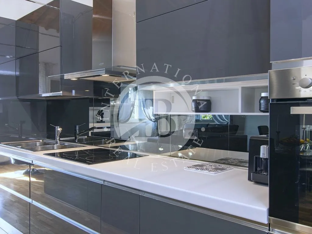 Kitchen - Luxury Apartment with Pool in Lucca, Tuscany