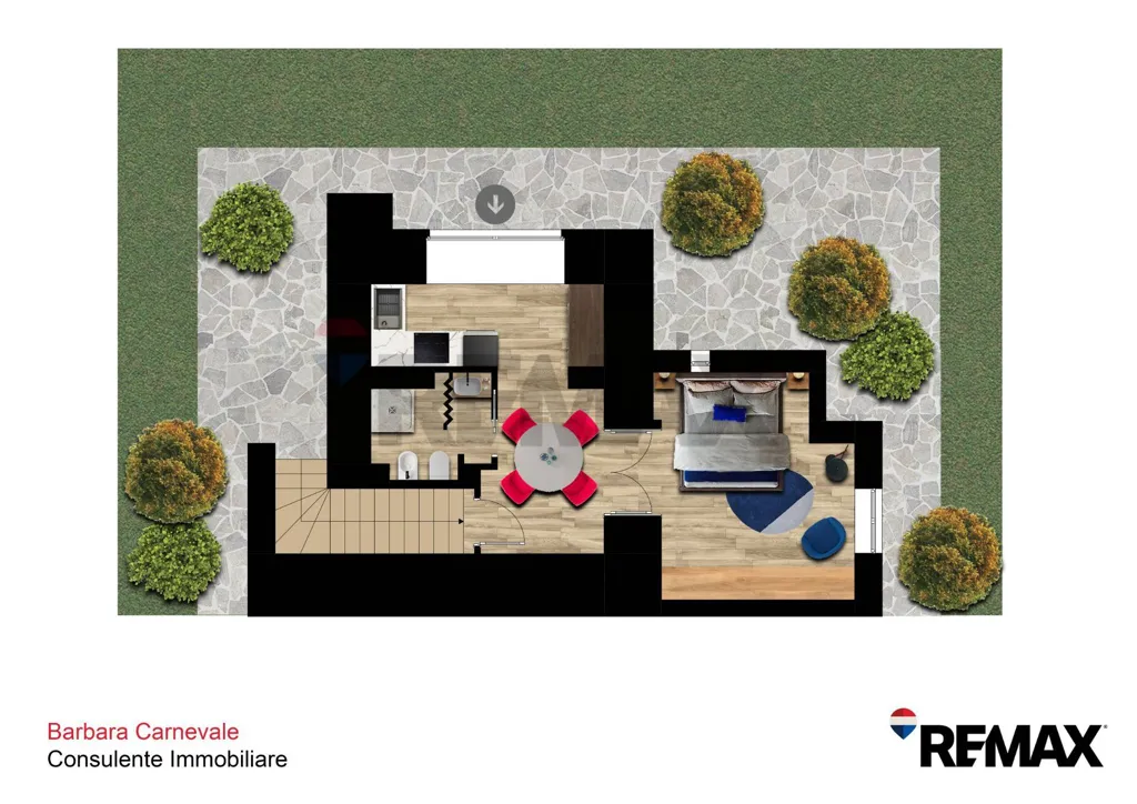 Floor Plan - Dependance with Garden in Acquaviva delle Fonti