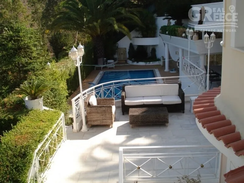 Piscine - Corner Penthouse with Sea View in Voula