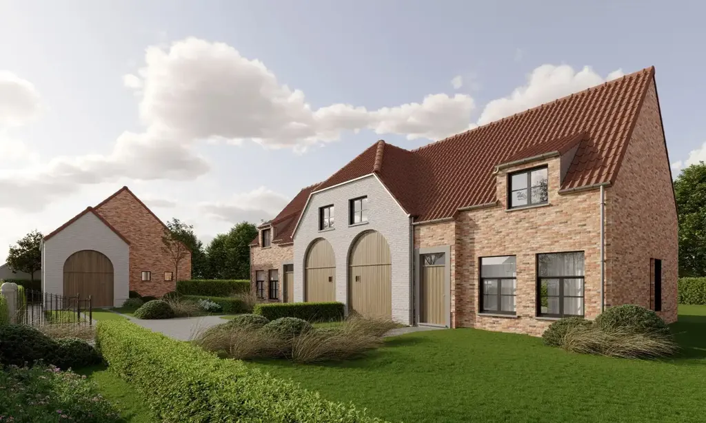 Nouvelle Construction de Maisons Contemporaines à Maldegem