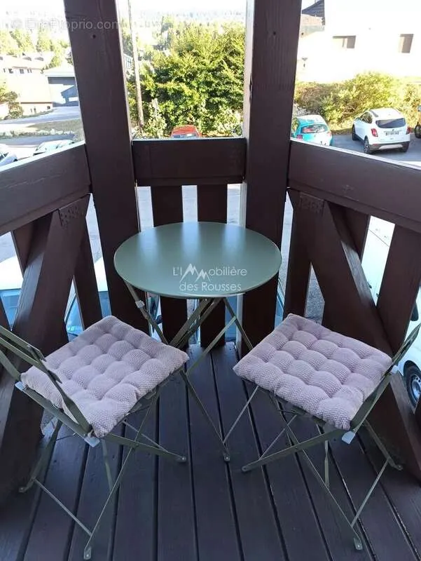 Balcon - Studio avec Vue Dôle à Les Rousses
