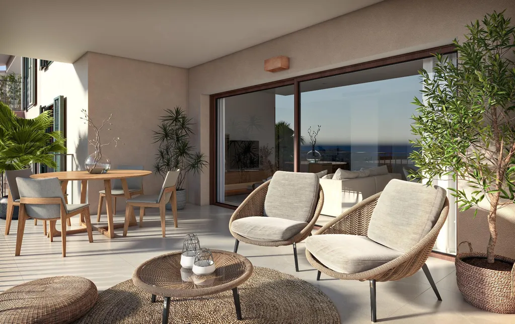Terrace - Luxury Apartment with Sea View in Capdepera