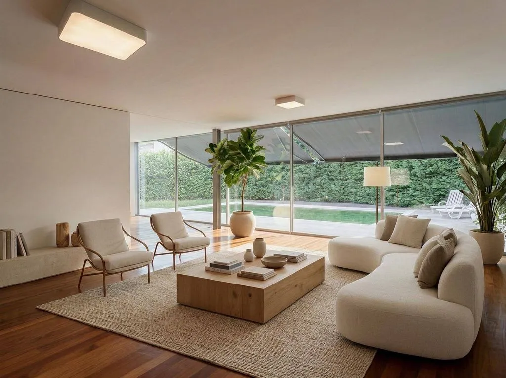 Séjour - Contemporary Villa with Pool in Este, Braga