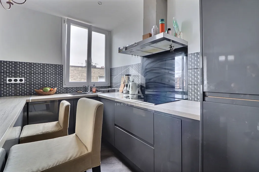 Cuisine - Appartement 2 Pièces avec Interphone à Épinay-sur-Seine