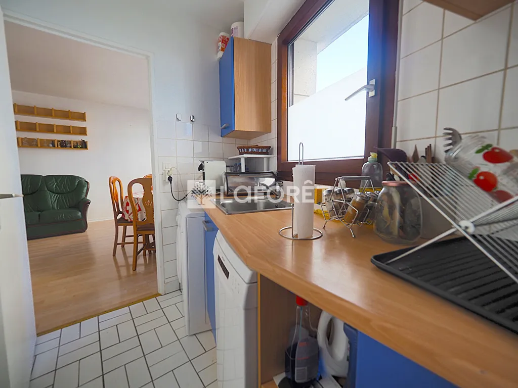 Köök - Studio with Parking in Paris-20e