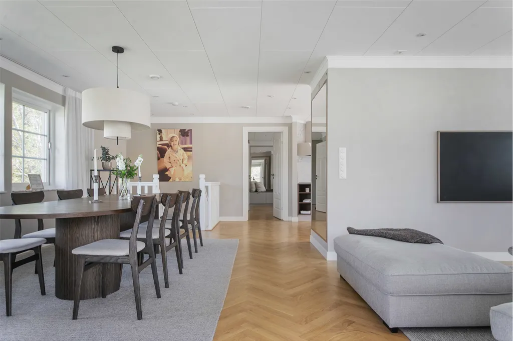 Salle à manger - Modern Villa with Pool in Northern Lännersta