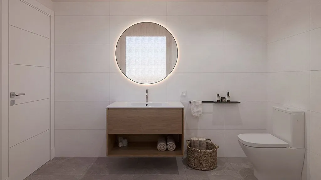 Bathrooms - Chalet with Pool and Terrace in Las Rozas