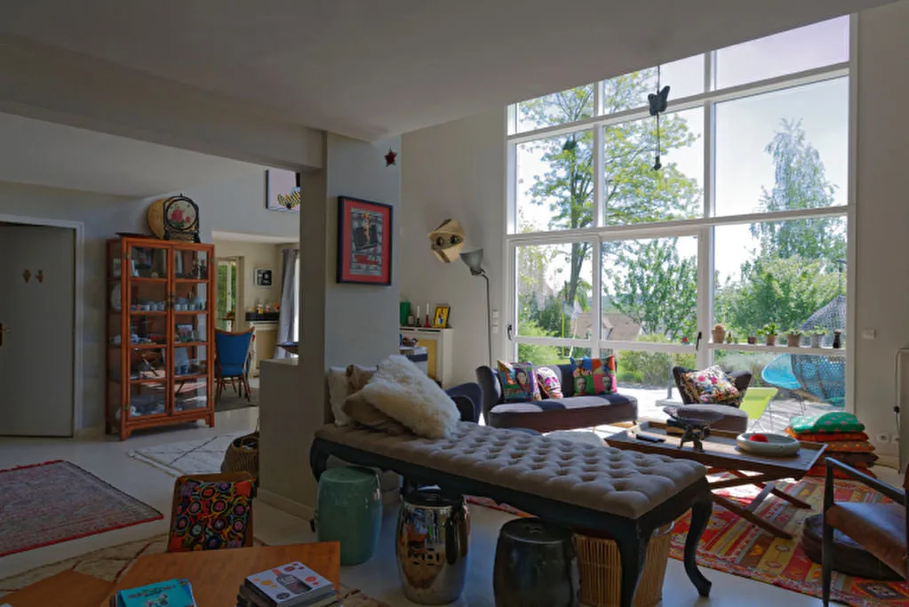 Séjour - Villa de 10 Pièces avec Jardin à Chambourcy