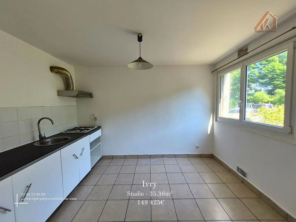 Cuisine - Studio lumineux avec parking à Vitry-sur-Seine