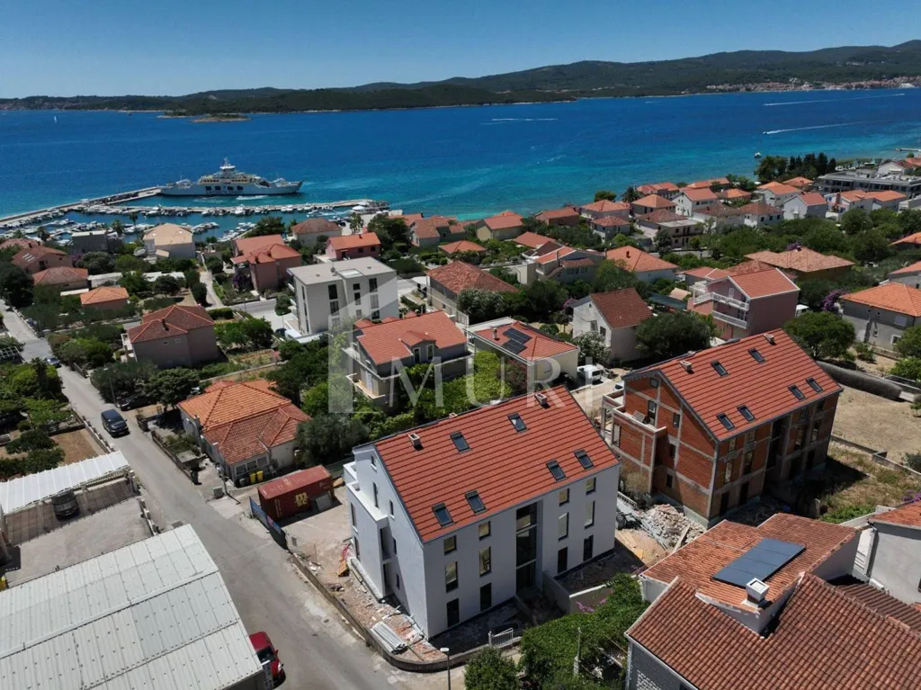 Vue aérienne - Two-Bedroom Apartment with Sea View in Orebić
