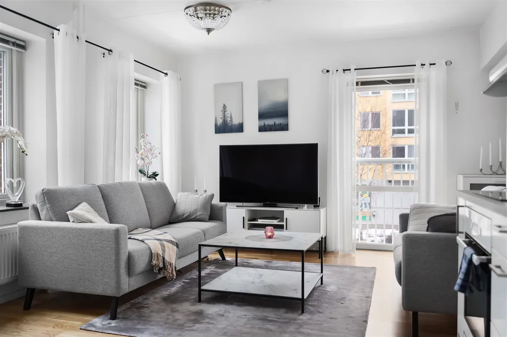 Séjour - Modern 2-Bedroom with Balcony in City Centre