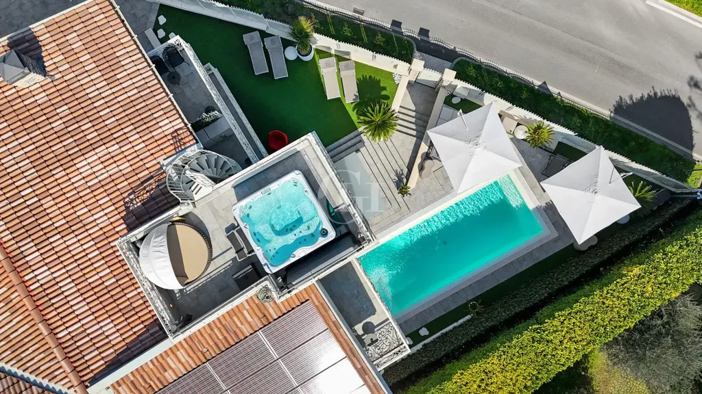 Vue aérienne - Luxury Villa with Heated Pool near Desenzano