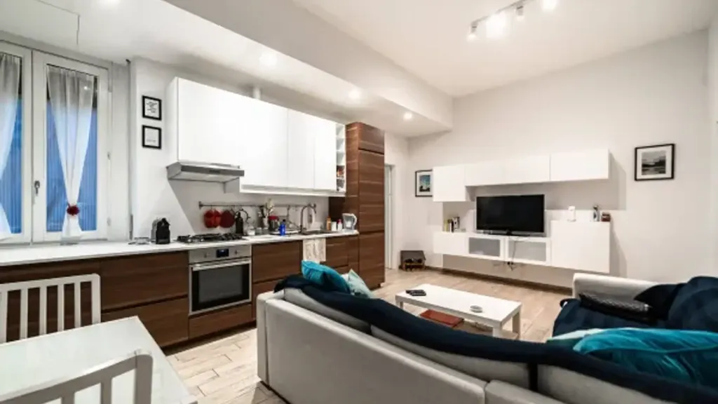 Séjour - Modernised Flat with Balcony in Milan