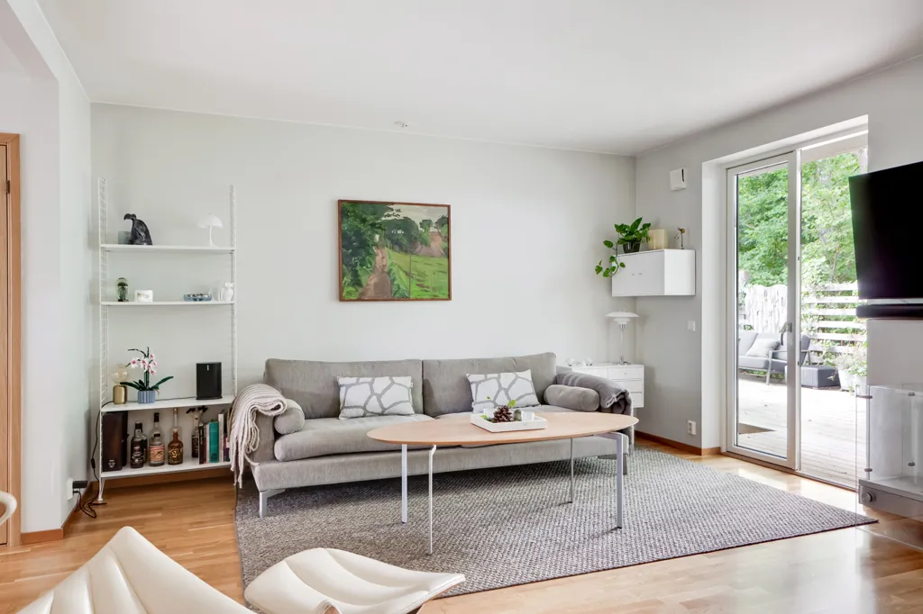 Living Room - Gable House with Garden in Ljunghusen