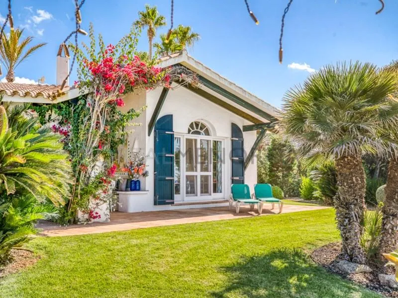 Jardin - Chalet with Pool in Binidali, Mahón