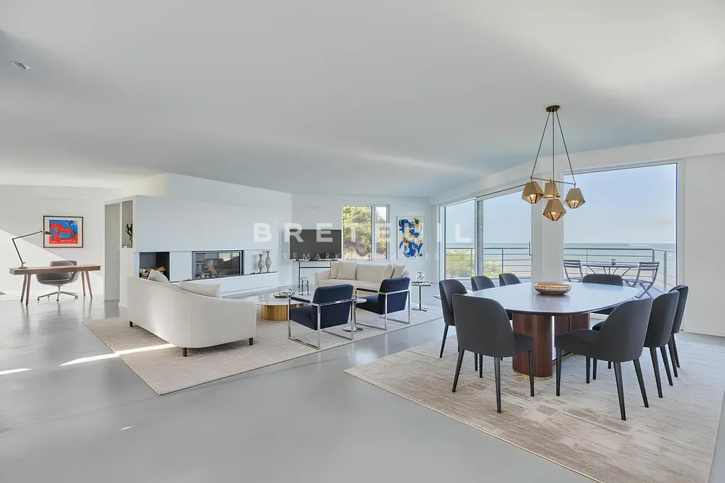 Salle à manger - Propriété Contemporaine avec Vue Mer à Benerville-sur-Mer