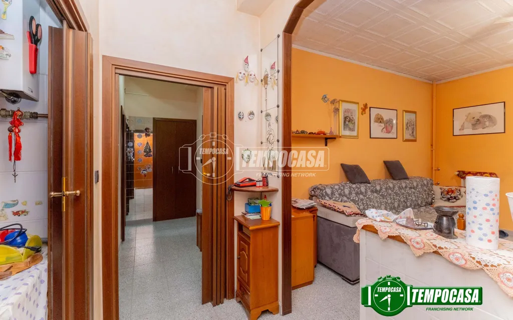 Séjour - 3-Bedroom Apartment with Balcony in Milan