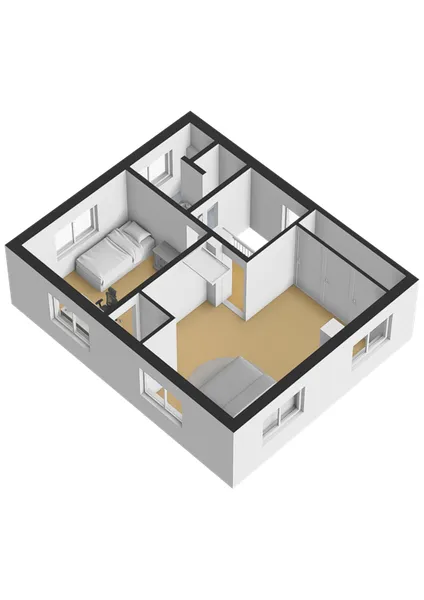 Floor Plan - Detached House with Private Garden in Yerseke