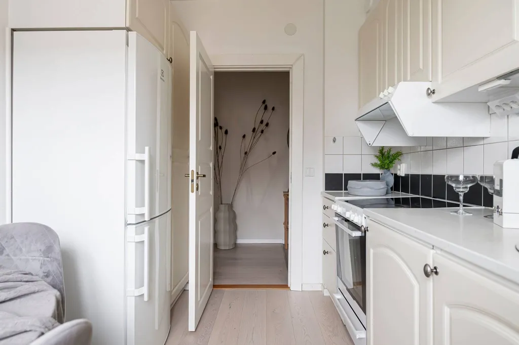 Kitchen - Apartment with Balcony in Västmanland
