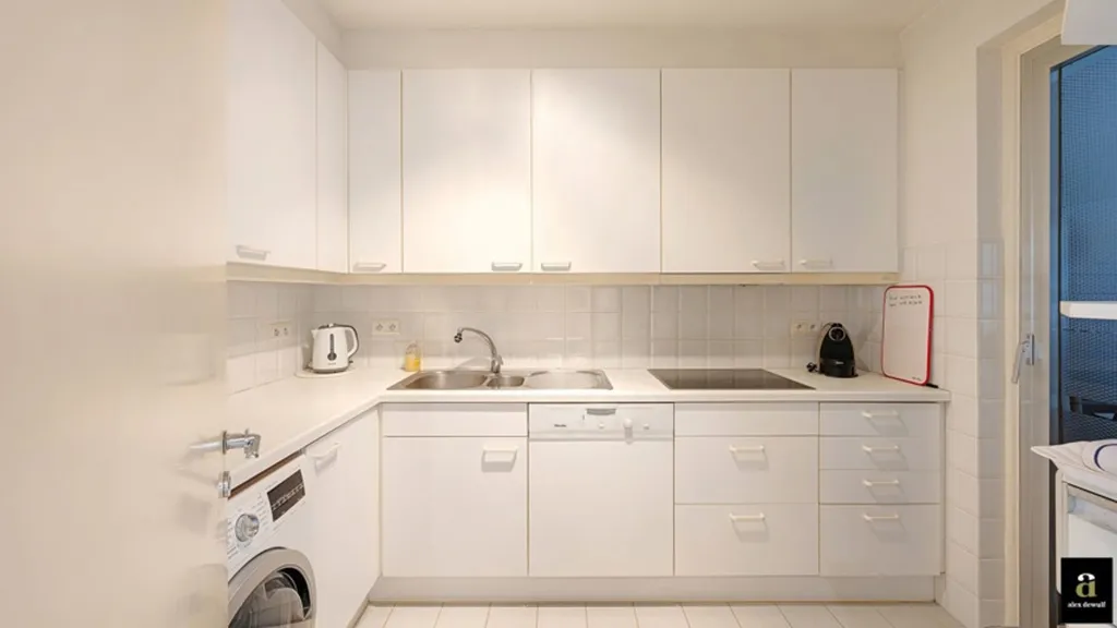 Köök - Apartment with Sea View on Albertplein, Zoute